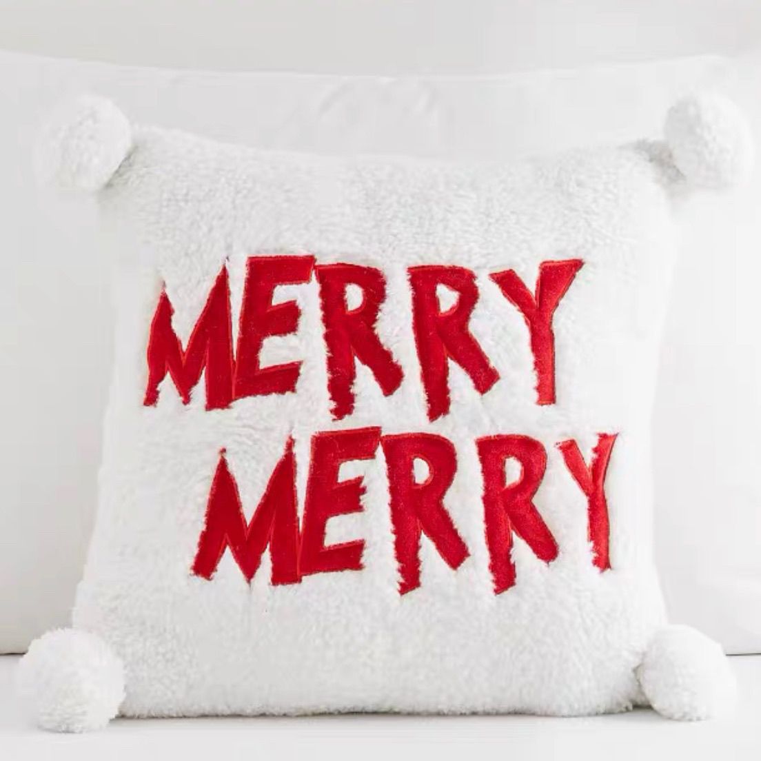 Embroidered Christmas Gift Style Cushion Pillow