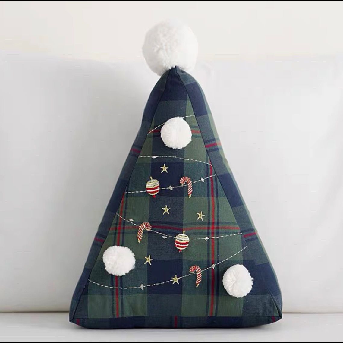 Embroidered Christmas Gift Style Cushion Pillow