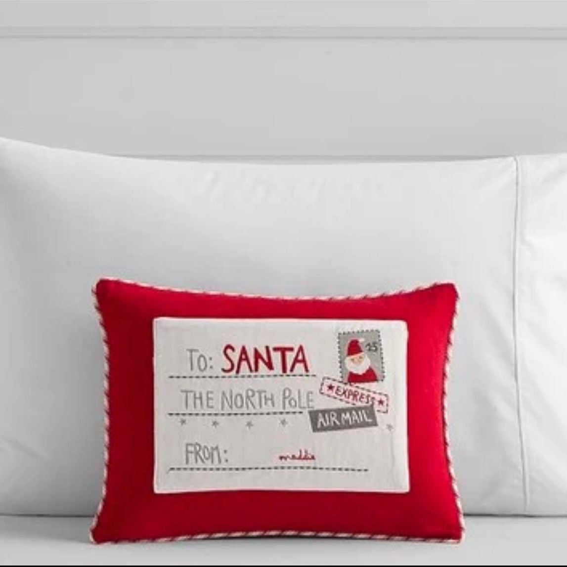 Embroidered Christmas Gift Style Cushion Pillow
