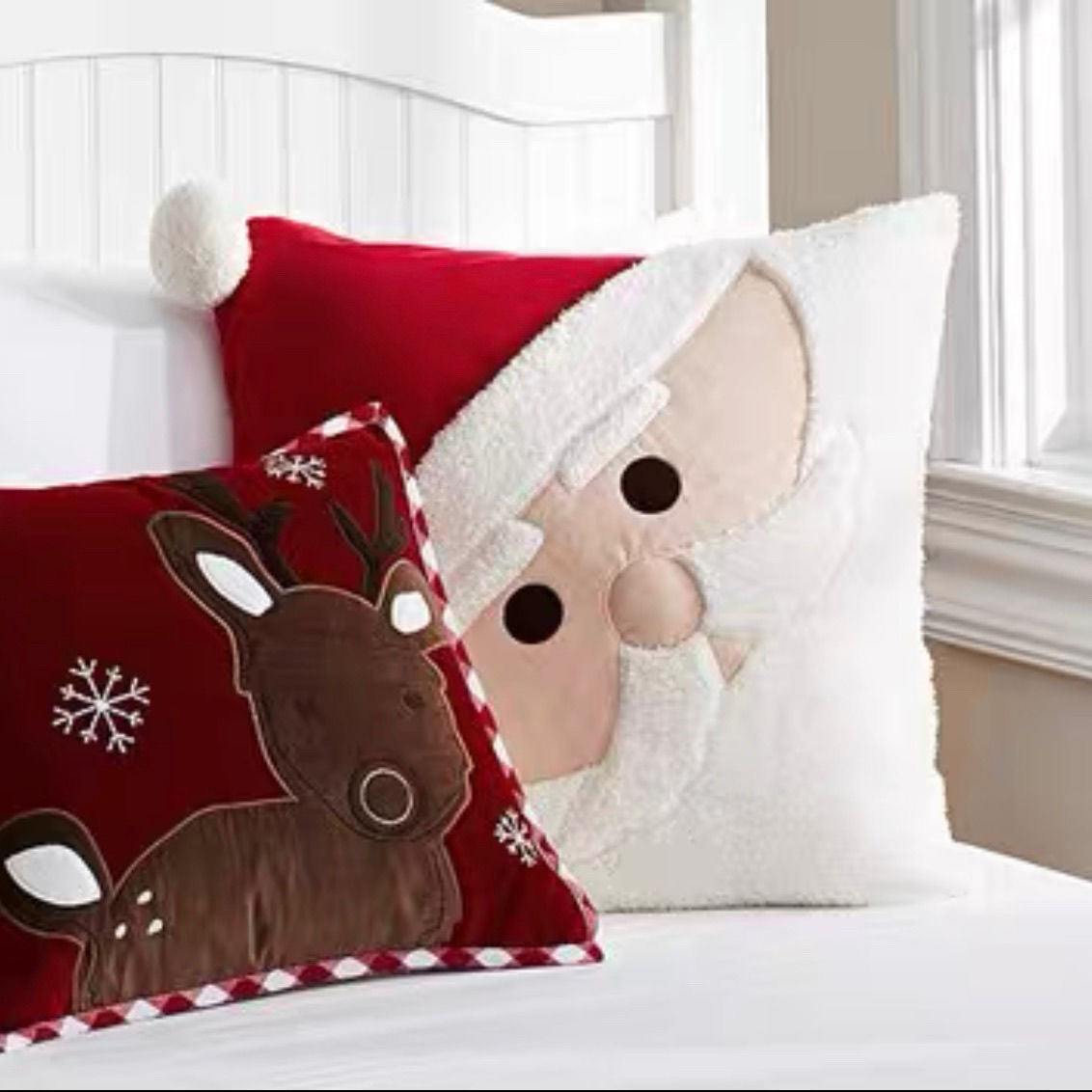 Embroidered Christmas Gift Style Cushion Pillow